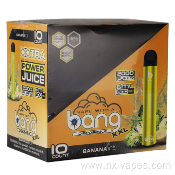 Disposable ecig wholesale bang xxl vape stick